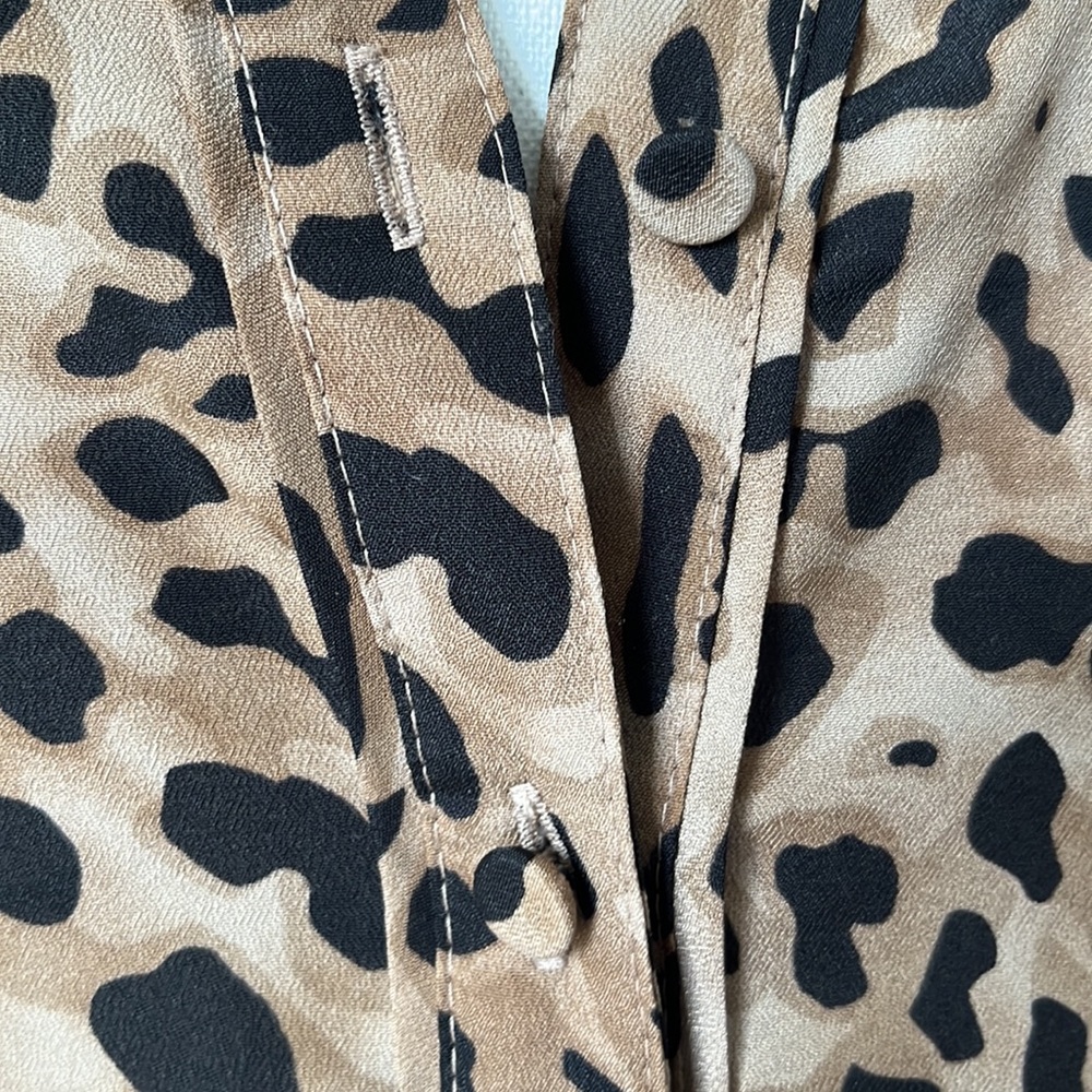 Loft Blouse-Leopard Print - image 3